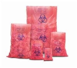 Biohazard Bags 25X35 INC