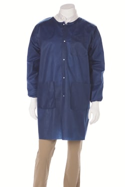 Lab Coat Blue Large Fischer